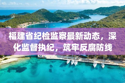 福建省纪检监察最新动态，深化监督执纪，筑牢反腐防线