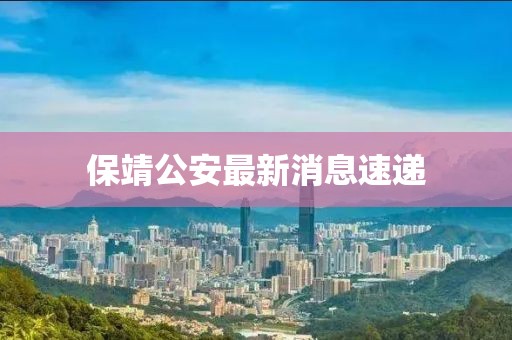 保靖公安最新消息速递