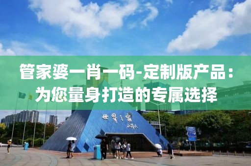 管家婆一肖一码-定制版产品：为您量身打造的专属选择