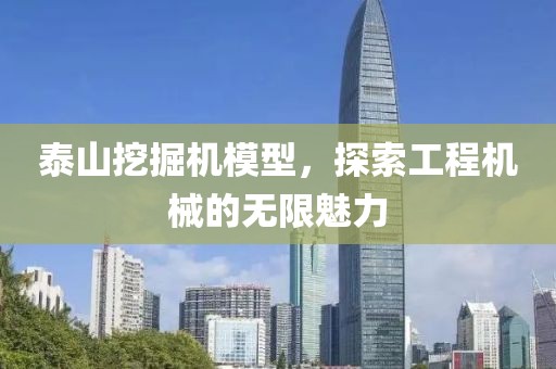 泰山挖掘机模型，探索工程机械的无限魅力