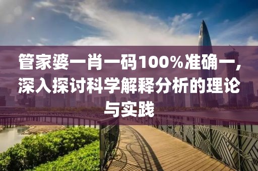 管家婆一肖一码100%准确一,深入探讨科学解释分析的理论与实践
