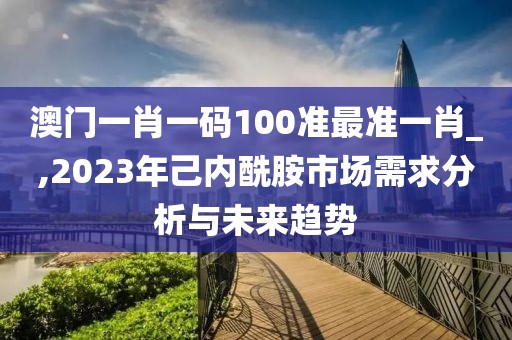 澳门一肖一码100准最准一肖_,2023年己内酰胺市场需求分析与未来趋势