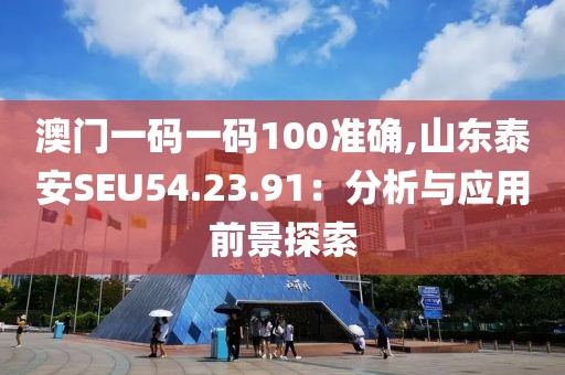 澳门一码一码100准确,山东泰安SEU54.23.91：分析与应用前景探索