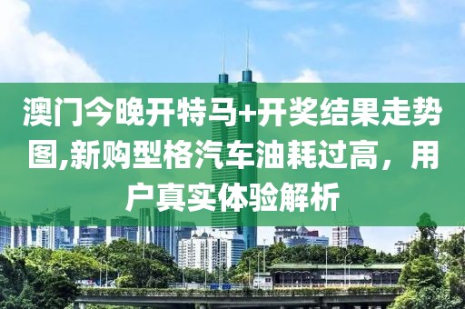 澳门今晚开特马+开奖结果走势图,新购型格汽车油耗过高，用户真实体验解析