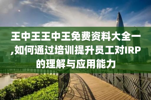 王中王王中王免费资料大全一,如何通过培训提升员工对IRP的理解与应用能力