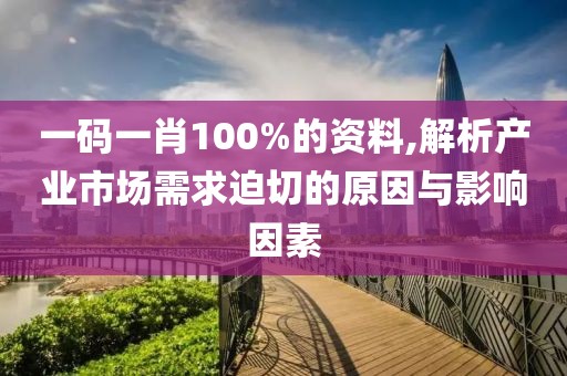 一码一肖100%的资料,解析产业市场需求迫切的原因与影响因素