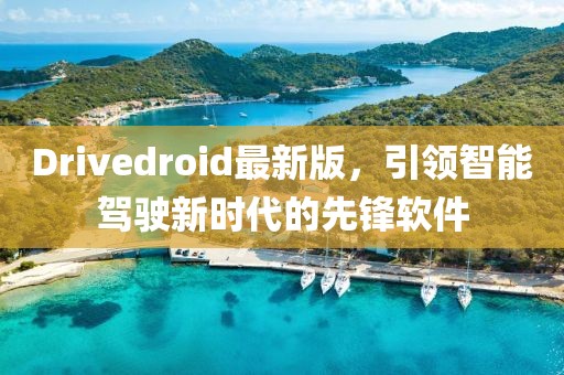 Drivedroid最新版，引领智能驾驶新时代的先锋软件