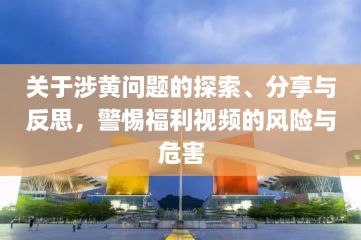 关于涉黄问题的探索、分享与反思，警惕福利视频的风险与危害