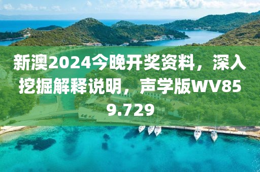 新澳2024今晚开奖资料，深入挖掘解释说明，声学版WV859.729