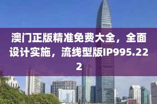 澳门正版精准免费大全，全面设计实施，流线型版IP995.222