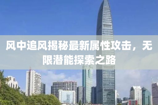 风中追风揭秘最新属性攻击，无限潜能探索之路