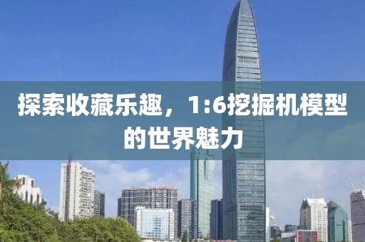 探索收藏乐趣，1:6挖掘机模型的世界魅力