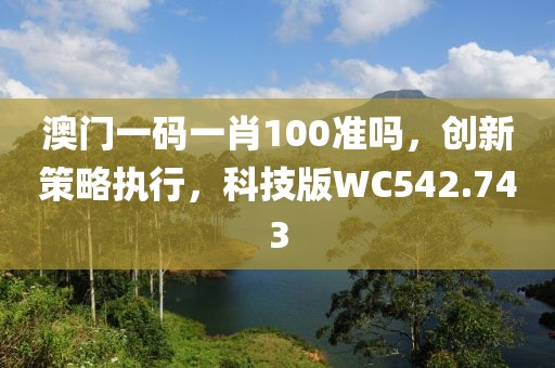 澳门一码一肖100准吗，创新策略执行，科技版WC542.743