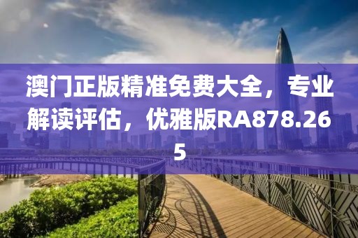 澳门正版精准免费大全，专业解读评估，优雅版RA878.265