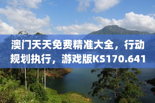 澳门天天免费精准大全，行动规划执行，游戏版KS170.641