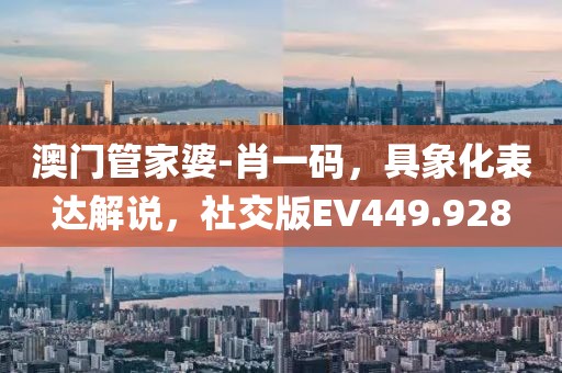 澳门管家婆-肖一码，具象化表达解说，社交版EV449.928