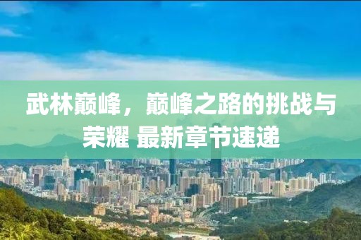 武林巅峰，巅峰之路的挑战与荣耀 最新章节速递