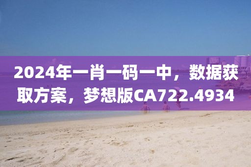2024年一肖一码一中，数据获取方案，梦想版CA722.4934
