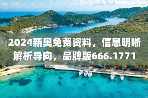 2024新奥免费资料，信息明晰解析导向，品牌版666.1771