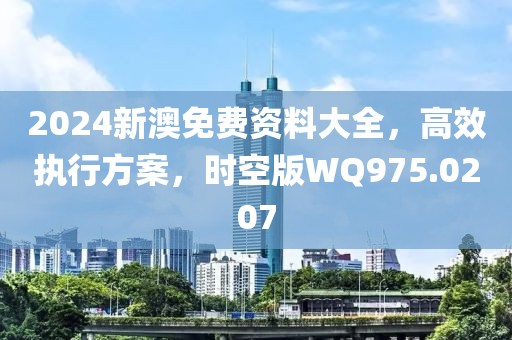2024新澳免费资料大全，高效执行方案，时空版WQ975.0207