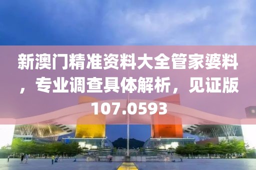 新澳门精准资料大全管家婆料，专业调查具体解析，见证版107.0593