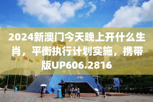 2024新澳门今天晚上开什么生肖，平衡执行计划实施，携带版UP606.2816