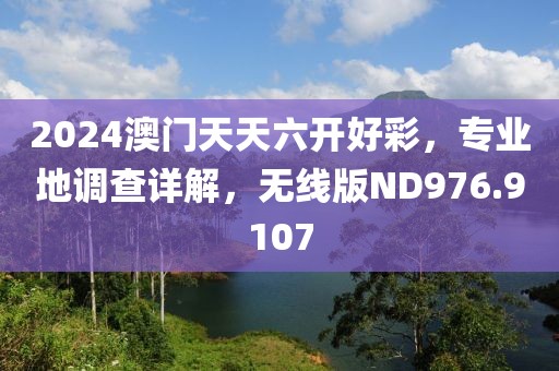 2024澳门天天六开好彩，专业地调查详解，无线版ND976.9107