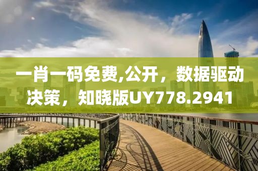 一肖一码免费,公开，数据驱动决策，知晓版UY778.2941