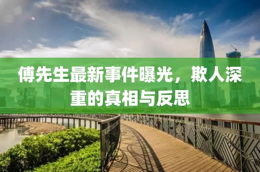傅先生最新事件曝光，欺人深重的真相与反思
