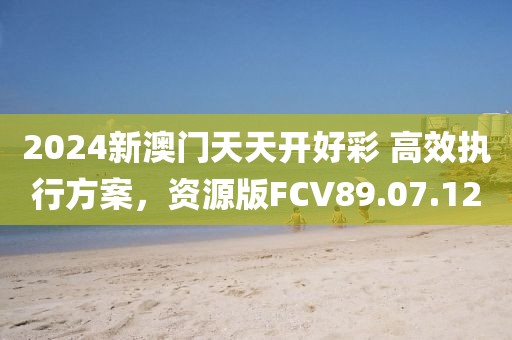 2024新澳门天天开好彩 高效执行方案，资源版FCV89.07.12