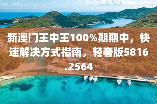 新澳门王中王100%期期中，快速解决方式指南，轻奢版5816.2564