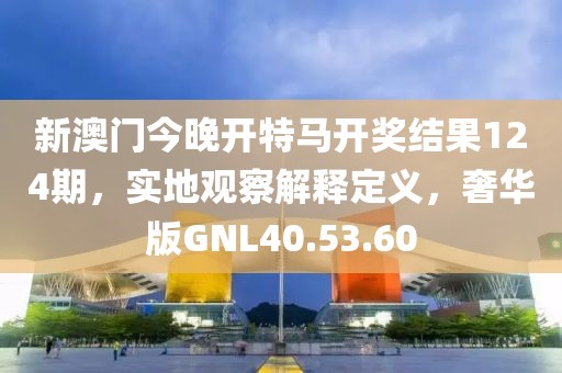 新澳门今晚开特马开奖结果124期，实地观察解释定义，奢华版GNL40.53.60