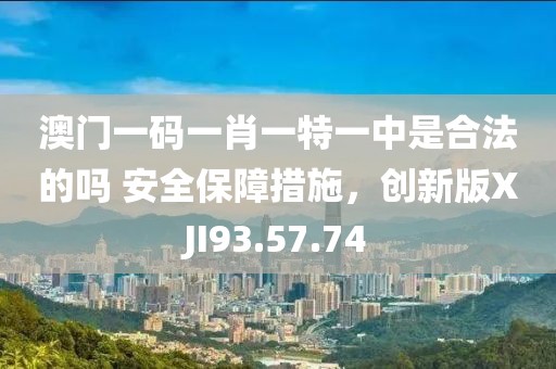 澳门一码一肖一特一中是合法的吗 安全保障措施，创新版XJI93.57.74