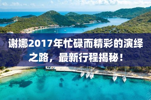 谢娜2017年忙碌而精彩的演绎之路，最新行程揭秘！