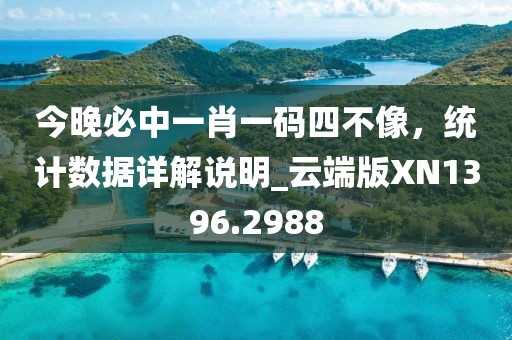 今晚必中一肖一码四不像，统计数据详解说明_云端版XN1396.2988