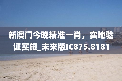 新澳门今晚精准一肖，实地验证实施_未来版IC875.8181