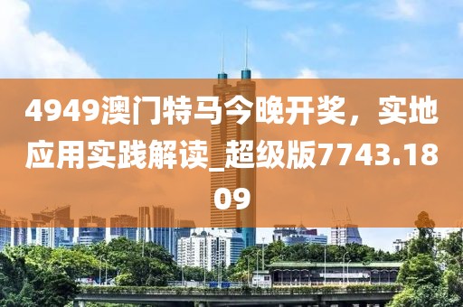 4949澳门特马今晚开奖，实地应用实践解读_超级版7743.1809