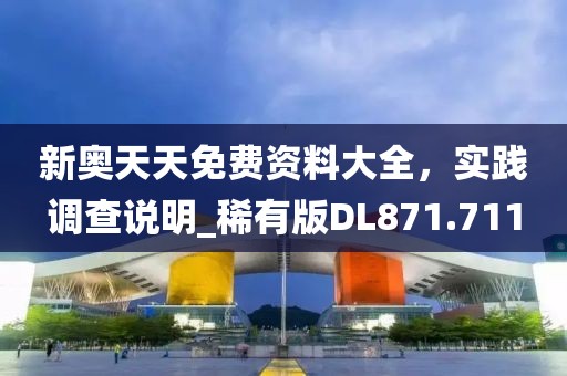 新奥天天免费资料大全，实践调查说明_稀有版DL871.711