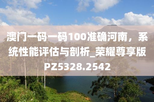 澳门一码一码100准确河南，系统性能评估与剖析_荣耀尊享版PZ5328.2542