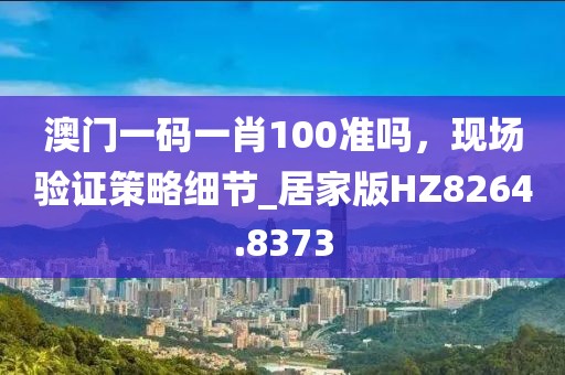 澳门一码一肖100准吗，现场验证策略细节_居家版HZ8264.8373