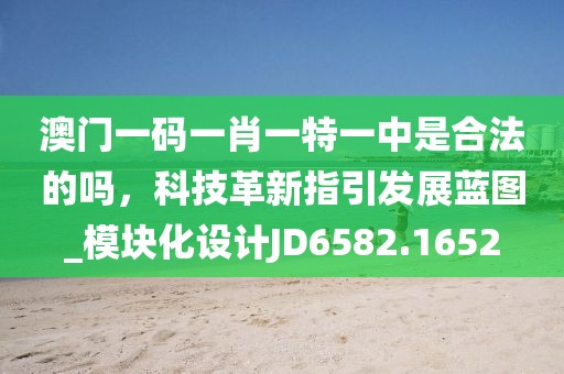 澳门一码一肖一特一中是合法的吗，科技革新指引发展蓝图_模块化设计JD6582.1652