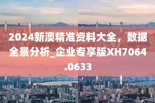 2024新澳精准资料大全，数据全景分析_企业专享版XH7064.0633