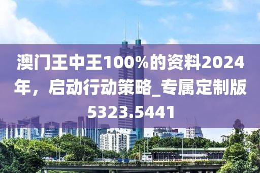 澳门王中王100%的资料2024年，启动行动策略_专属定制版5323.5441