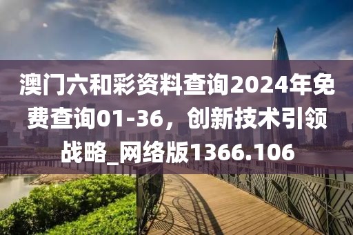 澳门六和彩资料查询2024年免费查询01-36，创新技术引领战略_网络版1366.106