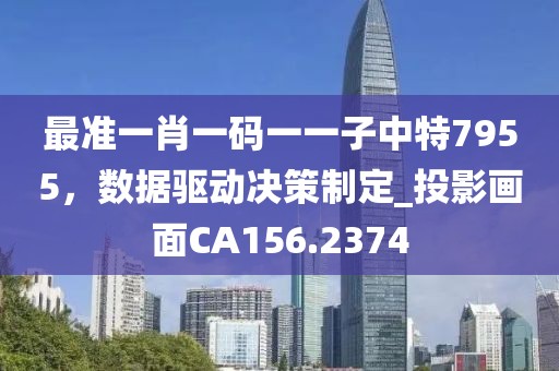 最准一肖一码一一子中特7955，数据驱动决策制定_投影画面CA156.2374