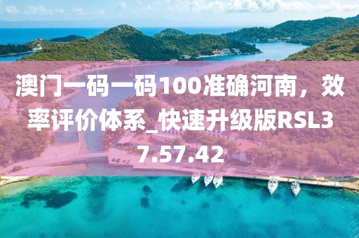 澳门一码一码100准确河南，效率评价体系_快速升级版RSL37.57.42