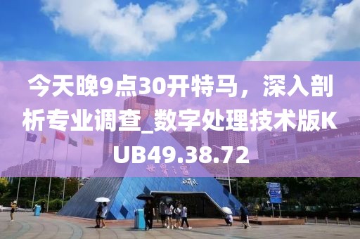 今天晚9点30开特马，深入剖析专业调查_数字处理技术版KUB49.38.72