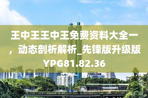 王中王王中王免费资料大全一，动态剖析解析_先锋版升级版YPG81.82.36