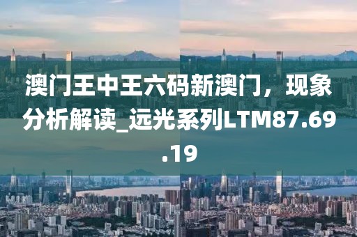 澳门王中王六码新澳门，现象分析解读_远光系列LTM87.69.19