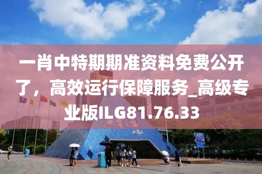 一肖中特期期准资料免费公开了，高效运行保障服务_高级专业版ILG81.76.33